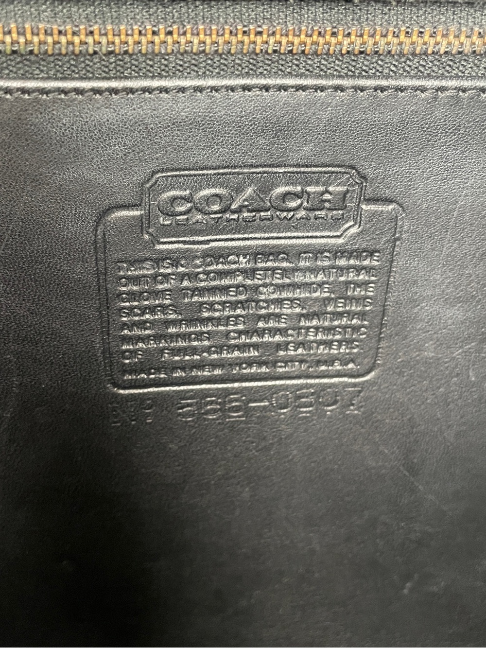 Black Vintage Coach Carrier Messenger Bag Made in New York City Style 9800 - Picture 13 of 16